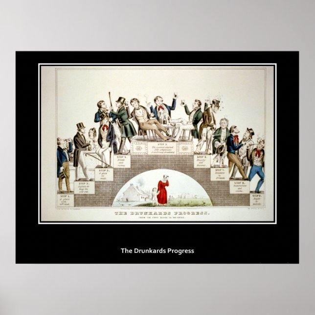 Das Trinker-Fortschrittsplakat Poster (Vorne)