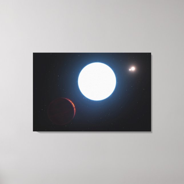 Das Triple-Star-System Hd 131399 Leinwanddruck (Vorderseite)