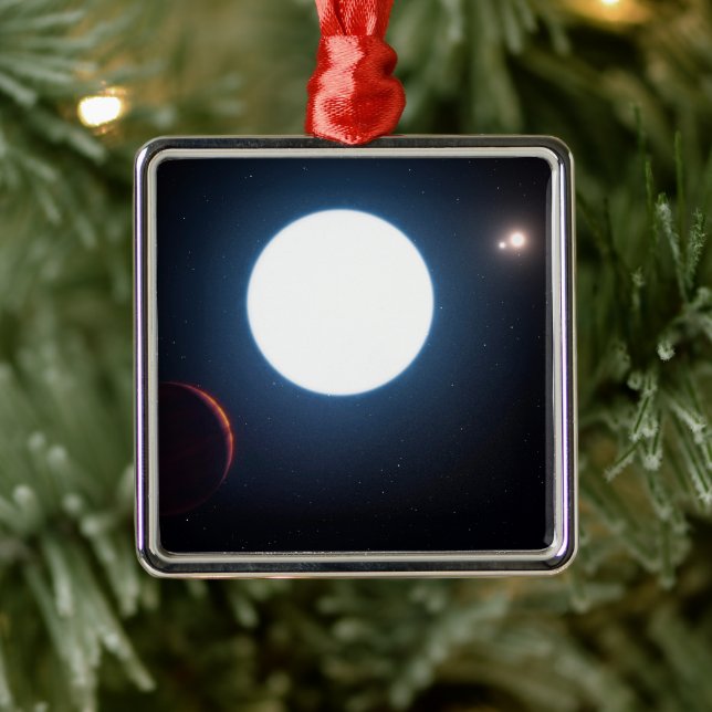 Das Triple-Star-System Hd 131399 Ornament Aus Metall (Baum)