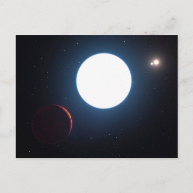 Das Triple-Star-System Hd 131399 Postkarte (Vorderseite)