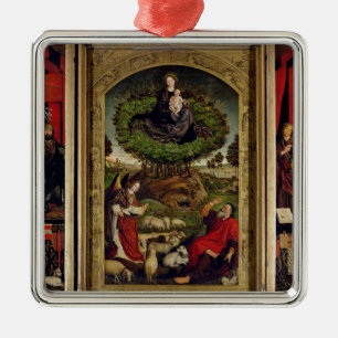 Das Triptychon von Mosese und von brennenden Bush Silbernes Ornament