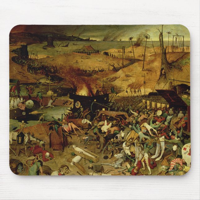 Das Triumph des Todes, c.1562 (Öl auf Platte) Mousepad (Vorne)