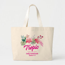 Das Tropic ist wie das Bachelorette Weekend Party Jumbo Stoffbeutel