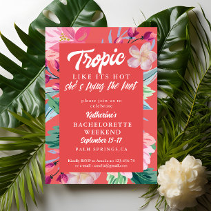 Das Tropic mag seinen heißen orangefarbenen Jungge Einladung