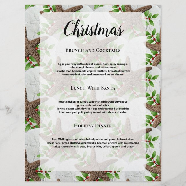Das Tropische Restaurant für Weihnachtsfeiertagen (Vorderseite)