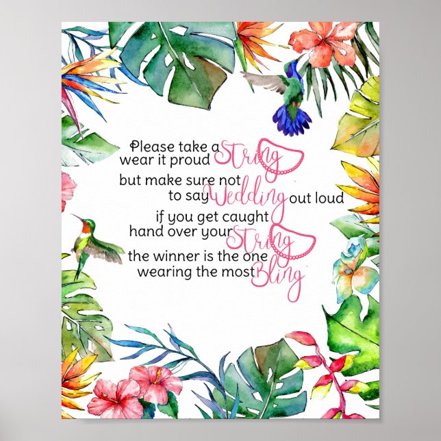 Das tropische Spiel der Ketten Poster (Vorne)