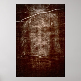 Das Tuch von Turin Gesicht von Jesus - Manto de Tu Poster