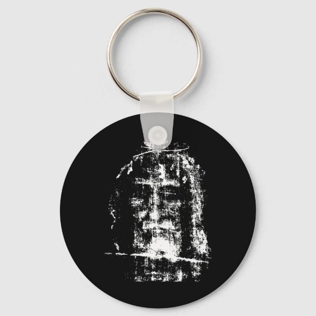 Das Tuch von Turin Jesus Christus Gesicht T-ShirtT Schlüsselanhänger (Vorderseite)
