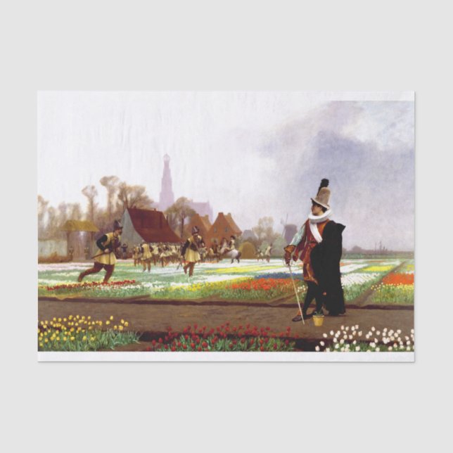 Das Tulip Foll Decoupage Tissue Seidenpapier (Vorderseite)