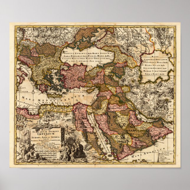 Das türkische Reich Poster (Vorne)