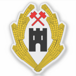 Das Turm-Emblem (erster Vorschlag 1918), Österreic Aufkleber