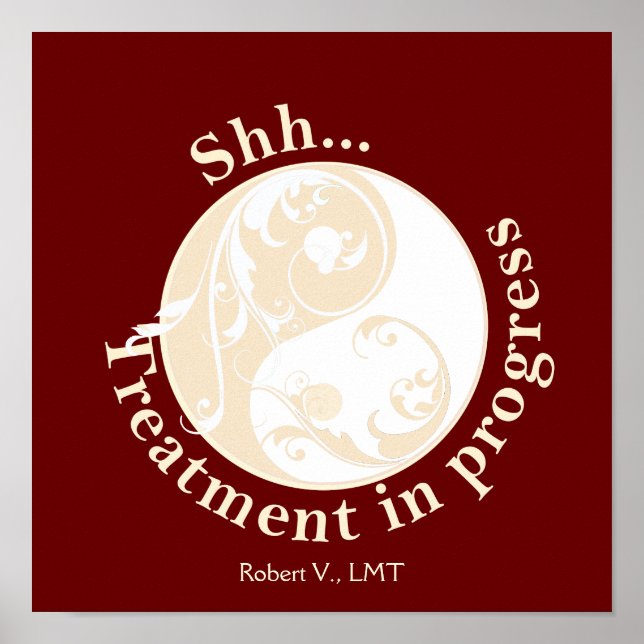 Das Türschild darf nicht verzerrt werden Poster (Vorne)