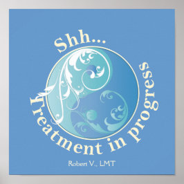 Das Türschild darf nicht verzerrt werden Poster