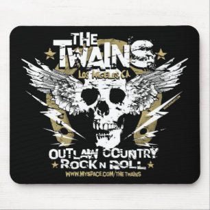 Das TWAINS Schädel n Hufeisen Mousepad