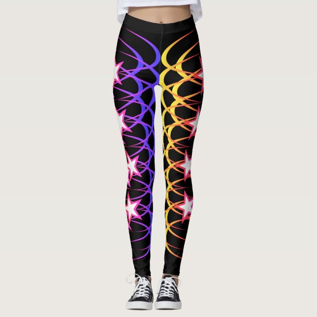 Das Ultimate in Cool - Side Star Leggings (Vorderseite)