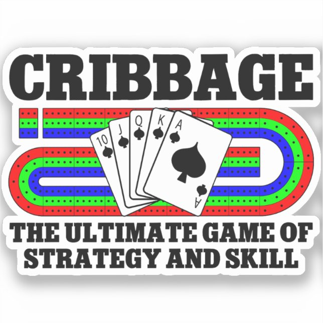 Das ultimative Spiel von Strategie und Fähigkeiten Aufkleber (Vorderseite)