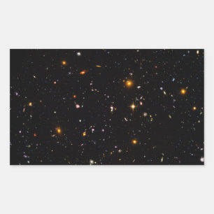 Das ultratiefe Hubble-Feld Rechteckiger Aufkleber