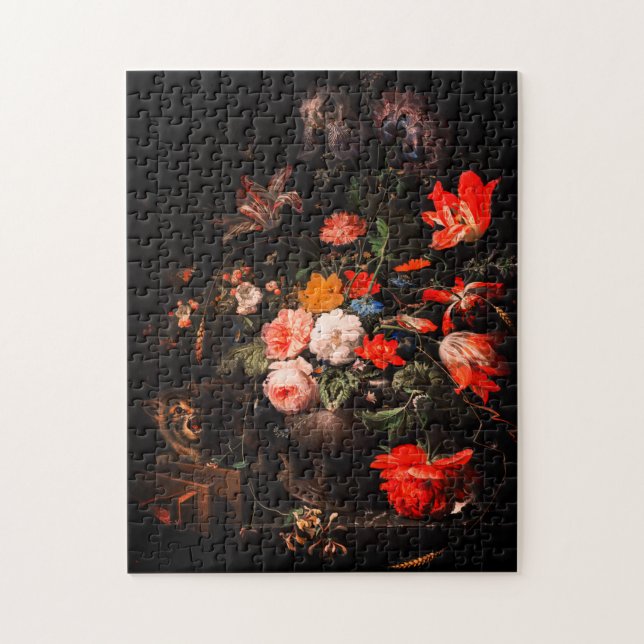 Das umgedrehte Bouquet von Abraham Mignon (Vertikal)