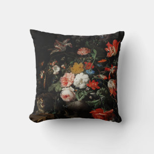 Das umgedrehte Bouquet von Abraham Mignon Kissen