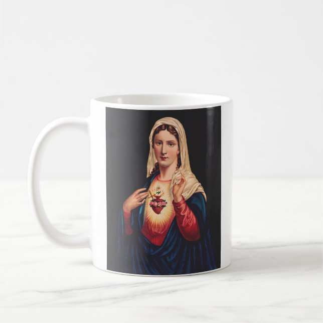 Das unbefleckte Herz Marias Kaffeetasse (Links)