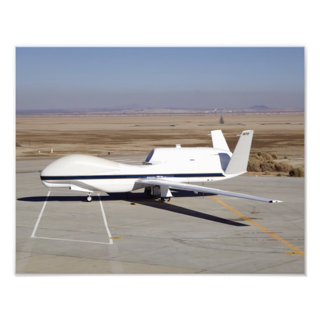 Das unbemannte Flugzeug der Global Hawk Fotodruck (Vorne)