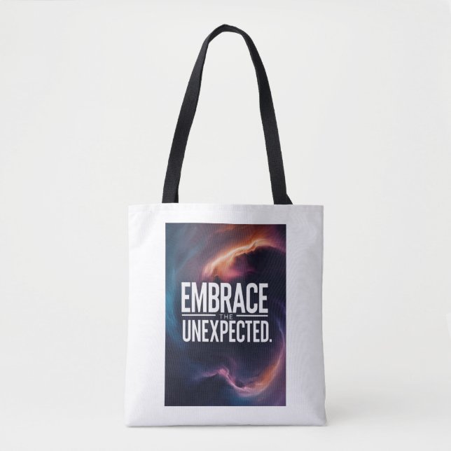 Das Unerwartete verkraften Tasche (Vorderseite)