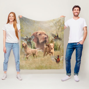 Das ungarische Drahthaar Vizsla Fleecedecke