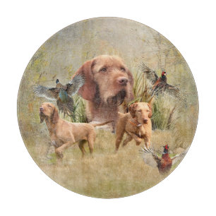 Das ungarische Drahthaar Vizsla Schneidebrett