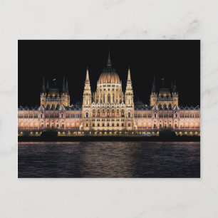 Das ungarische Parlament - Gebäude Budapest Postkarte