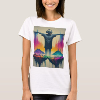 Das Unifying Mix: DJ Bridge Builder T-Shirt. T-Shirt