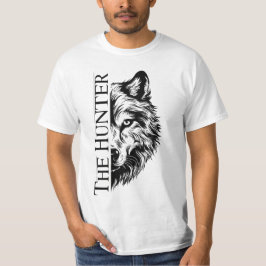Das Unisex-T-Shirt The Hunter Wolf – Herren T-Shirt