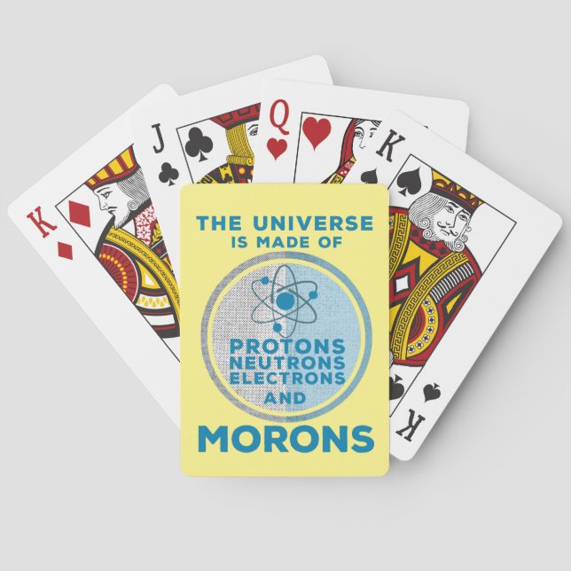 Das Universum besteht aus den Moronen Spielkarten (Rückseite)