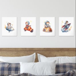 Das Universum des kleinen Astronauten Bilderwand Sets