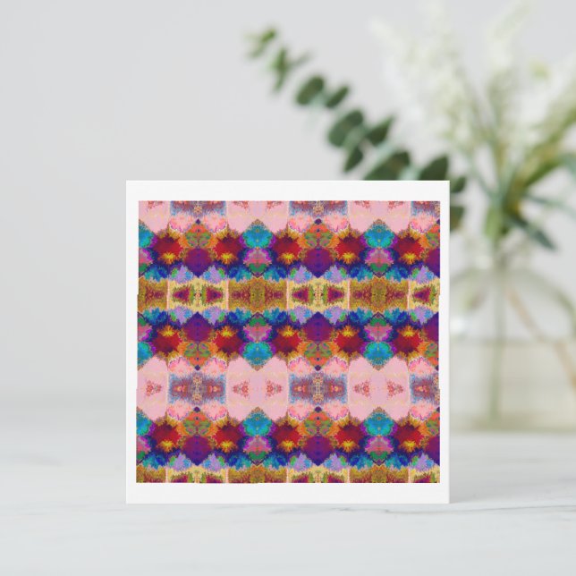 das Universum Einladung (Stehend Vorderseite)