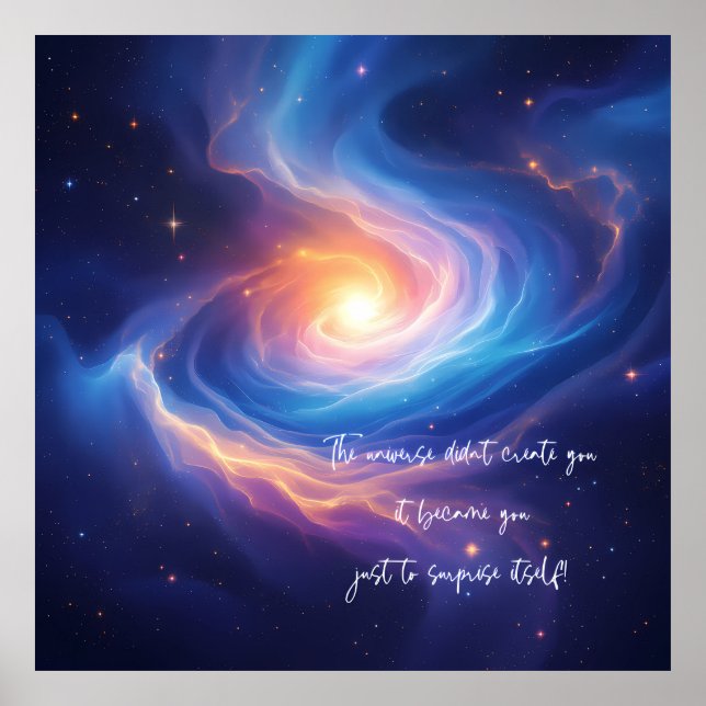 Das Universum wurde zu einer Überraschung! Poster (Vorne)