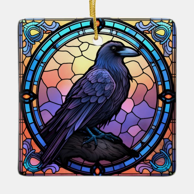 Das unscharfe, verkettete Glas Keramikornament (Vorderseite)