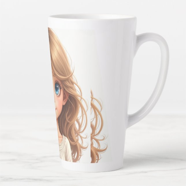 Das unschuldige kleine Mädchen Milchtasse (Rechts)