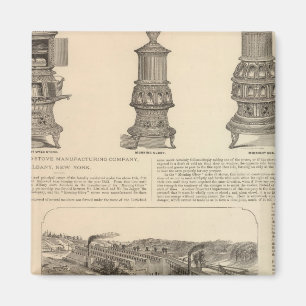 Das Unternehmen Littlefield Stove Manufacturing Co Magnet