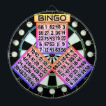 Das ursprüngliche Bingo Bango Dartscheibe<br><div class="desc">Das perfekte Dartboard für Bingofans,  Spiele und Brettspiele! Viel Spaß!</div>
