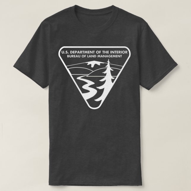 Das ursprüngliche BLM-Büro für Bodenbewirtschaftun T-Shirt (Design vorne)