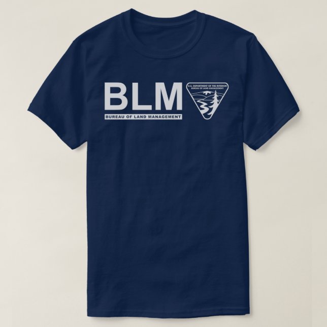 Das ursprüngliche BLM-Büro für Landbewirtschaftung T-Shirt (Design vorne)