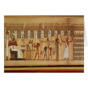 Das Urteil von Osiris, Detail