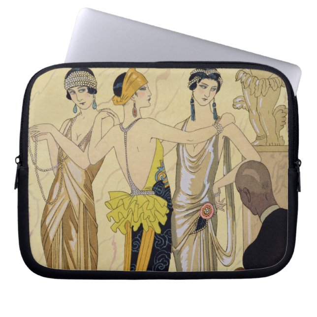 Das Urteil von Paris, 1920-30 (pochoir Druck) Laptopschutzhülle (Vorderseite)