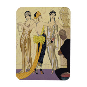 Das Urteil von Paris, 1920-30 (pochoir Druck) Magnet
