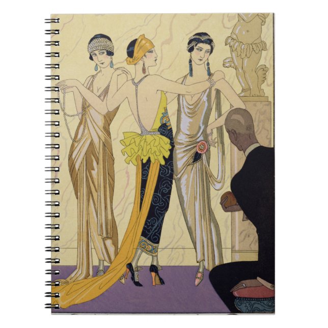 Das Urteil von Paris, 1920-30 (pochoir Druck) Notizblock (Vorderseite)