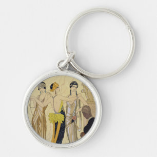 Das Urteil von Paris, 1920-30 (pochoir Druck) Schlüsselanhänger