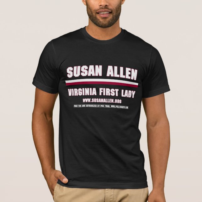Das VA erstes der Männer Dame Susan Allen Shirt (Vorderseite)