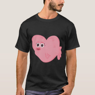 Das Valentins Herz Fisch T-Shirt