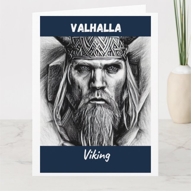 Das Valhalla Viking Karte (Vorderseite)