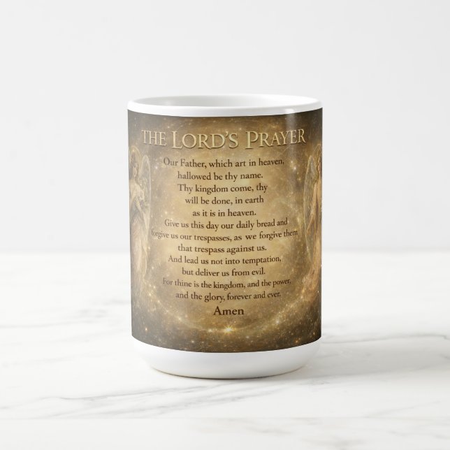 Das Vaterunser Kaffeetasse (Mittel)